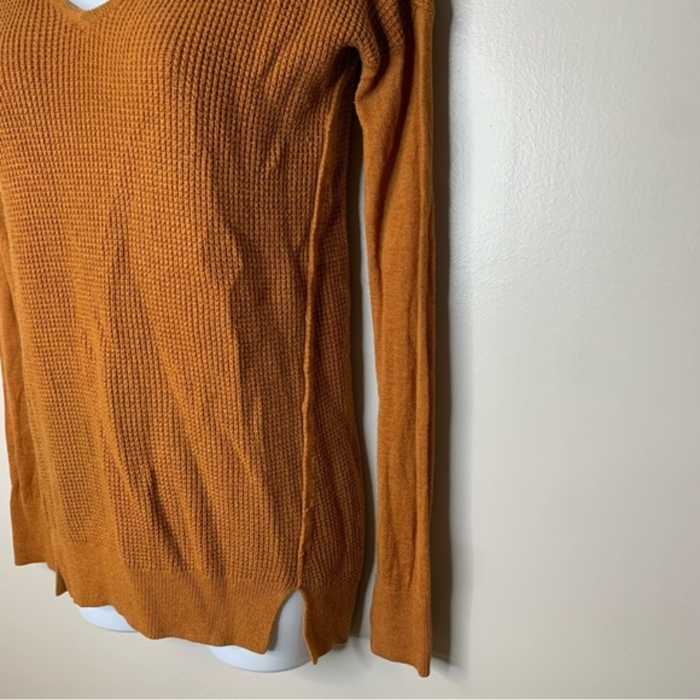 Lululemon The Sweater Life Heathered Spicy Pumpkin Knit Sweater - Picture 11 of 12